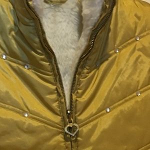 Girl's Gold Winter Vest by Children's Place